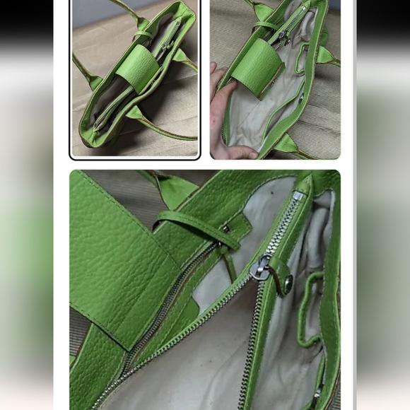 Michael Kors Green leather purse - Picture 3 of 6